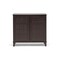 Baxton Studio Glidden Dark Brown Wood Modern Shoe Cabinet (Short) 91-4517 - alternate 4